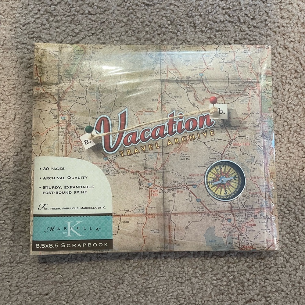 MARCELLA BY K 30pcs Vacation Travel Archive Scrapbook